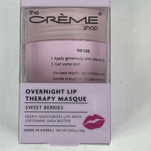 The Creme Shop Overnight Lip Therapy Masque Sweet Berries 0.67 oz NEW